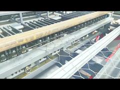 Προσαρμοσμένα χρώμα/μέγεθος 80x100mm μηχανή πλέγματος Gabion για το πλέγμα